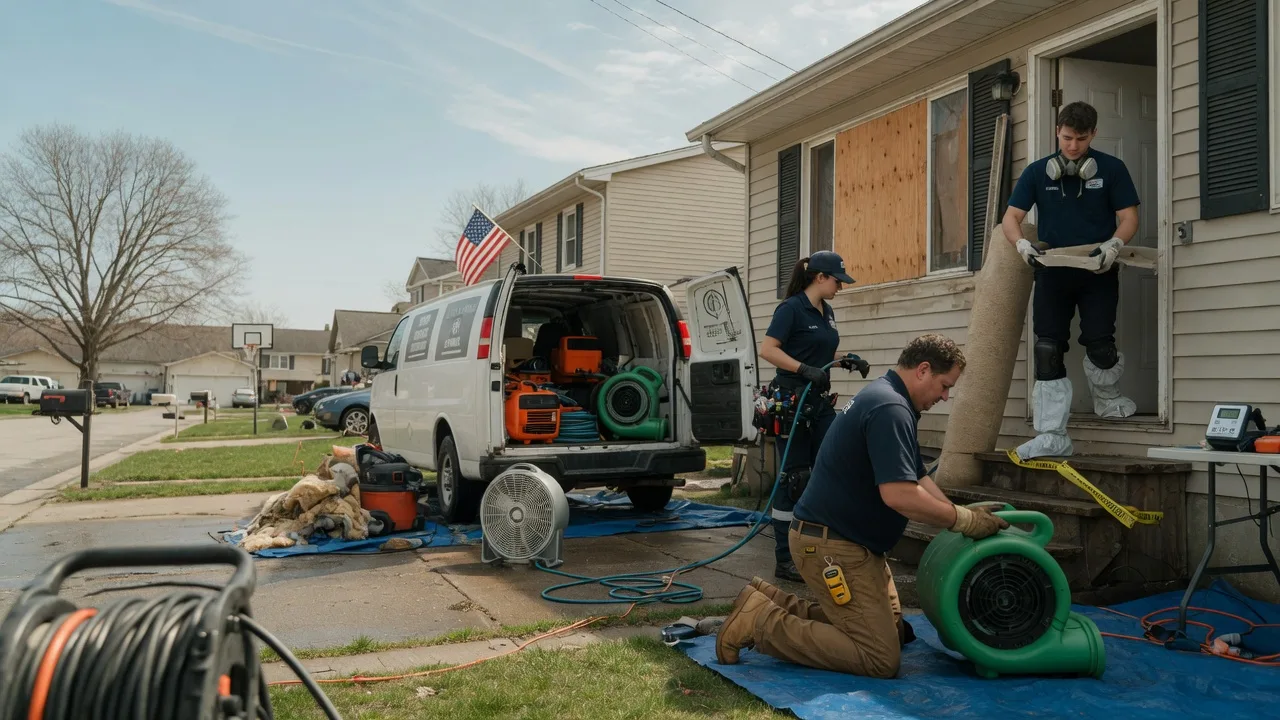 Water Damage Restoration in Monument, KS near me